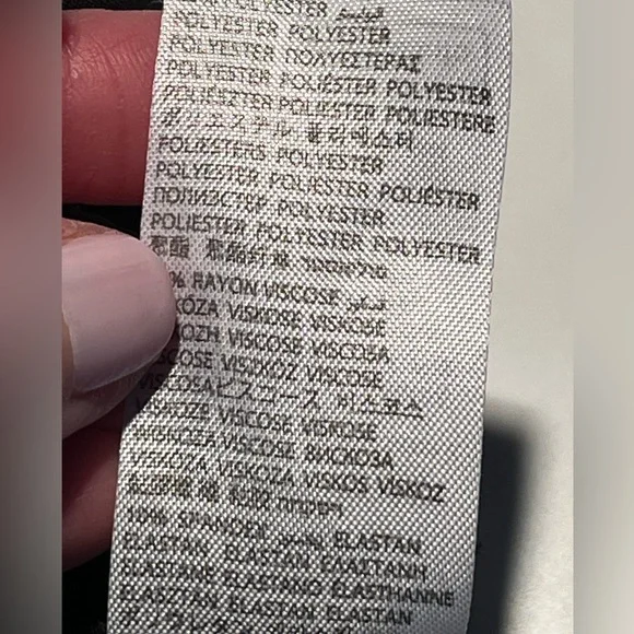 Women’s edikted black faux leather flare jeans. Size small. - Picture 9 of 10